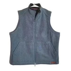 Royal Robbins Women's Heather Blue Polyester Felted Zip Front Vest
